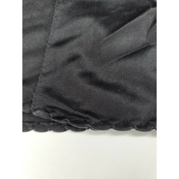 Vintage Wonder Maid Non Cling Black Full Slip Union Label Style 2930A sz 36 - Picture 4 of 7